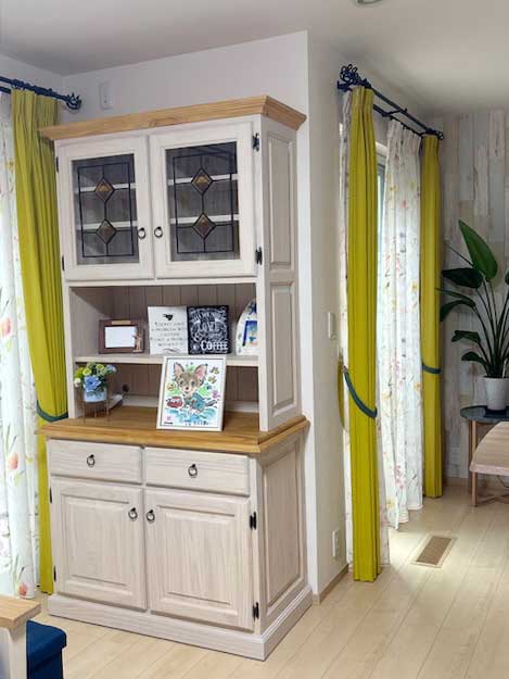 リビングボードとしてお使いいただいているお写真