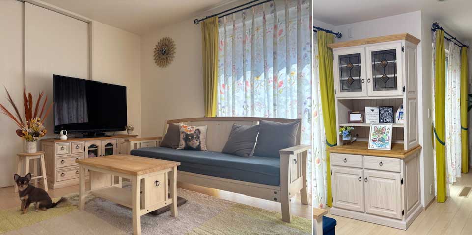 食器棚に寄せられたお声とお写真