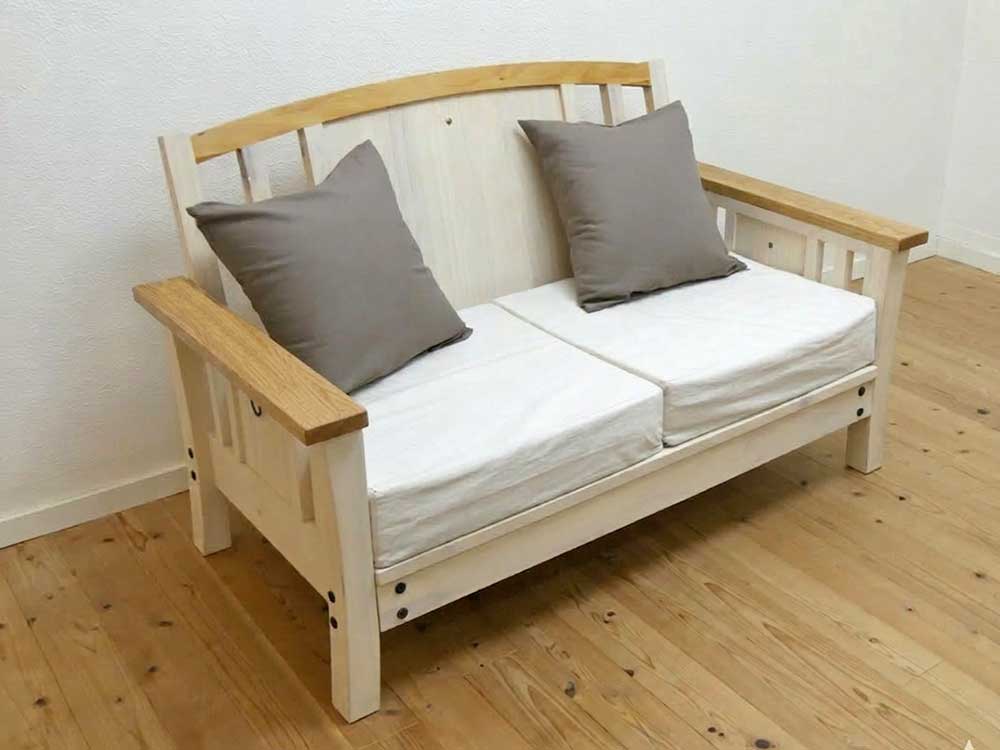 フレンチカントリー 2人用ソファ